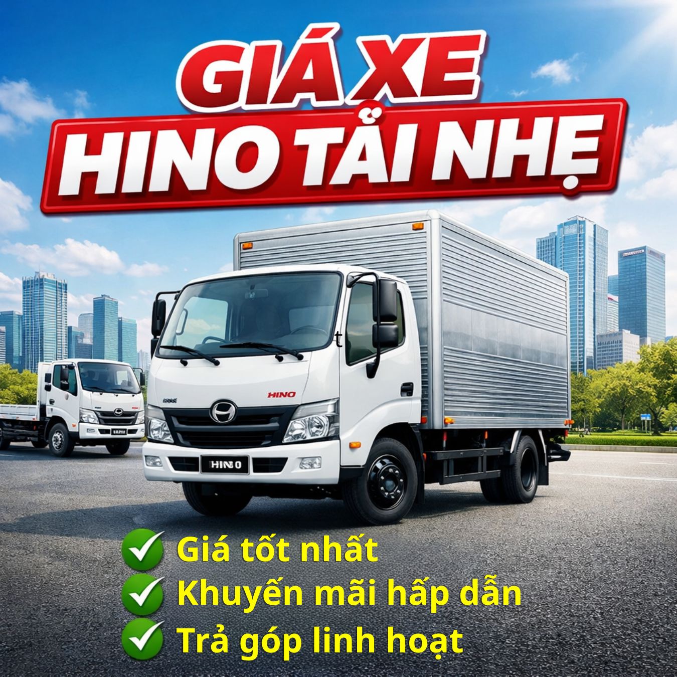 giá xe hino tải nhẹ